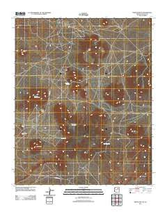French Butte Arizona Historical topographic map, 1:24000 scale, 7.5 X 7.5 Minute, Year 2011