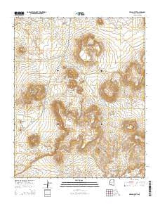 French Butte Arizona Current topographic map, 1:24000 scale, 7.5 X 7.5 Minute, Year 2014