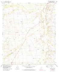 Fresno Wash Arizona Historical topographic map, 1:24000 scale, 7.5 X 7.5 Minute, Year 1979