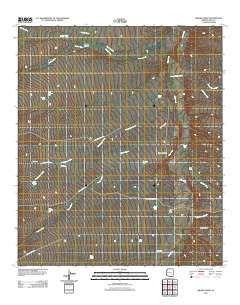 Fresno Wash Arizona Historical topographic map, 1:24000 scale, 7.5 X 7.5 Minute, Year 2011