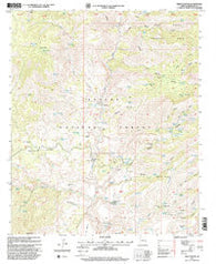 Fritz Canyon Arizona Historical topographic map, 1:24000 scale, 7.5 X 7.5 Minute, Year 1997