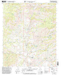 Fritz Canyon Arizona Historical topographic map, 1:24000 scale, 7.5 X 7.5 Minute, Year 1997