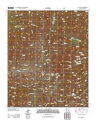 Fritz Canyon Arizona Historical topographic map, 1:24000 scale, 7.5 X 7.5 Minute, Year 2011