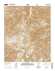 Fritz Canyon Arizona Current topographic map, 1:24000 scale, 7.5 X 7.5 Minute, Year 2014