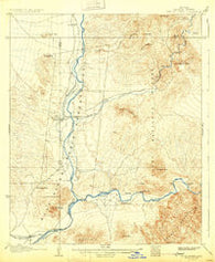 Ft. McDowell Arizona Historical topographic map, 1:62500 scale, 15 X 15 Minute, Year 1906