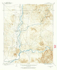 Ft. McDowell Arizona Historical topographic map, 1:62500 scale, 15 X 15 Minute, Year 1904