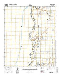 Gadsden Arizona Current topographic map, 1:24000 scale, 7.5 X 7.5 Minute, Year 2014