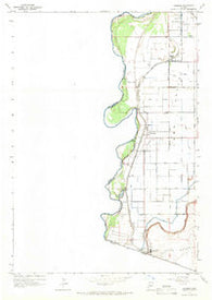 Gadsden Arizona Historical topographic map, 1:24000 scale, 7.5 X 7.5 Minute, Year 1965