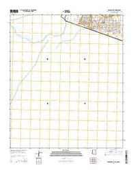 Gadsden OE S Arizona Current topographic map, 1:24000 scale, 7.5 X 7.5 Minute, Year 2014