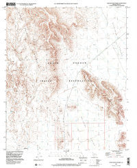 Gakolik Mountains Arizona Historical topographic map, 1:24000 scale, 7.5 X 7.5 Minute, Year 1996