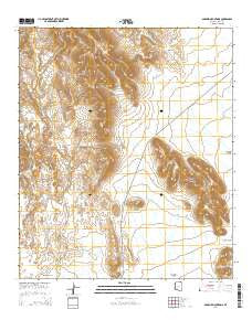 Gakolik Mountains Arizona Current topographic map, 1:24000 scale, 7.5 X 7.5 Minute, Year 2014