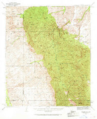 Galiuro Mts Arizona Historical topographic map, 1:62500 scale, 15 X 15 Minute, Year 1938