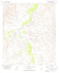 Galleta Flat East Arizona Historical topographic map, 1:24000 scale, 7.5 X 7.5 Minute, Year 1973
