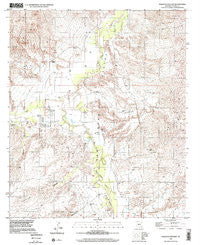 Galleta Flat East Arizona Historical topographic map, 1:24000 scale, 7.5 X 7.5 Minute, Year 1996