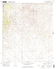 Galleta Flat West Arizona Historical topographic map, 1:24000 scale, 7.5 X 7.5 Minute, Year 1973