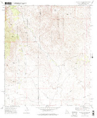 Galleta Flat West Arizona Historical topographic map, 1:24000 scale, 7.5 X 7.5 Minute, Year 1973