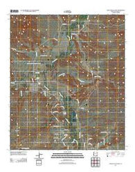 Galleta Flat East Arizona Historical topographic map, 1:24000 scale, 7.5 X 7.5 Minute, Year 2011