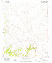 Ganado Mesa SW Arizona Historical topographic map, 1:24000 scale, 7.5 X 7.5 Minute, Year 1972