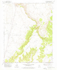 Ganado Mesa Arizona Historical topographic map, 1:24000 scale, 7.5 X 7.5 Minute, Year 1972