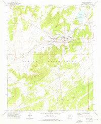 Ganado Arizona Historical topographic map, 1:24000 scale, 7.5 X 7.5 Minute, Year 1973