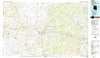 Ganado Arizona Historical topographic map, 1:100000 scale, 30 X 60 Minute, Year 1984
