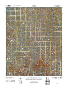 Ganado Mesa SW Arizona Historical topographic map, 1:24000 scale, 7.5 X 7.5 Minute, Year 2011