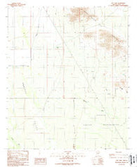 Gap Tank Arizona Historical topographic map, 1:24000 scale, 7.5 X 7.5 Minute, Year 1989