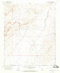 Garces Mesas SE Arizona Historical topographic map, 1:24000 scale, 7.5 X 7.5 Minute, Year 1967