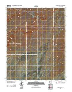 Garces Mesas SE Arizona Historical topographic map, 1:24000 scale, 7.5 X 7.5 Minute, Year 2011