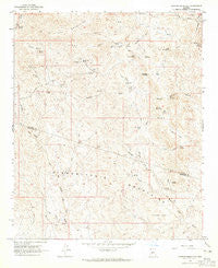 Garfias Mountain Arizona Historical topographic map, 1:24000 scale, 7.5 X 7.5 Minute, Year 1964