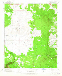 Garland Prairie Arizona Historical topographic map, 1:24000 scale, 7.5 X 7.5 Minute, Year 1963