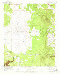 Garland Prairie Arizona Historical topographic map, 1:24000 scale, 7.5 X 7.5 Minute, Year 1963