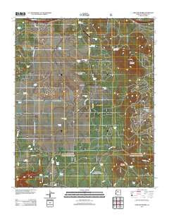 Garland Prairie Arizona Historical topographic map, 1:24000 scale, 7.5 X 7.5 Minute, Year 2012