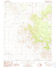 Garnet Mountain Arizona Historical topographic map, 1:24000 scale, 7.5 X 7.5 Minute, Year 1989