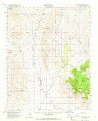 Garnet Mtn. Arizona Historical topographic map, 1:62500 scale, 15 X 15 Minute, Year 1960