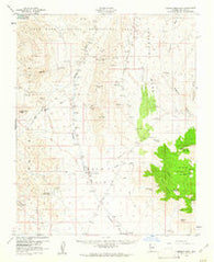 Garnet Mtn. Arizona Historical topographic map, 1:62500 scale, 15 X 15 Minute, Year 1960