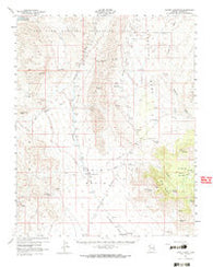 Garnet Mtn. Arizona Historical topographic map, 1:62500 scale, 15 X 15 Minute, Year 1960
