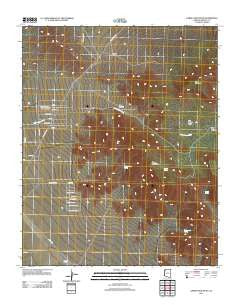 Garnet Mountain Arizona Historical topographic map, 1:24000 scale, 7.5 X 7.5 Minute, Year 2011