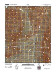 Garnet Mountain NW Arizona Historical topographic map, 1:24000 scale, 7.5 X 7.5 Minute, Year 2011