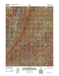 Garnet Ridge Arizona Historical topographic map, 1:24000 scale, 7.5 X 7.5 Minute, Year 2011