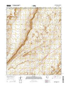 Garnet Ridge Arizona Current topographic map, 1:24000 scale, 7.5 X 7.5 Minute, Year 2014
