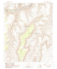 Gateway Rapids Arizona Historical topographic map, 1:24000 scale, 7.5 X 7.5 Minute, Year 1988