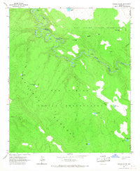 Georges Butte Arizona Historical topographic map, 1:24000 scale, 7.5 X 7.5 Minute, Year 1966