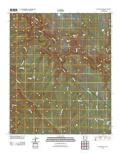 Georges Butte Arizona Historical topographic map, 1:24000 scale, 7.5 X 7.5 Minute, Year 2011