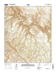 Georges Butte Arizona Current topographic map, 1:24000 scale, 7.5 X 7.5 Minute, Year 2014