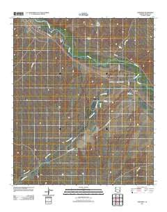 Geronimo Arizona Historical topographic map, 1:24000 scale, 7.5 X 7.5 Minute, Year 2011