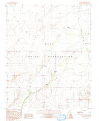 Giants Chair Arizona Historical topographic map, 1:24000 scale, 7.5 X 7.5 Minute, Year 1991