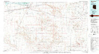 Gila Bend Arizona Historical topographic map, 1:100000 scale, 30 X 60 Minute, Year 1981
