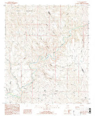 Gila Box Arizona Historical topographic map, 1:24000 scale, 7.5 X 7.5 Minute, Year 1985
