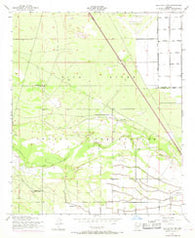 Gila Butte NW Arizona Historical topographic map, 1:24000 scale, 7.5 X 7.5 Minute, Year 1952